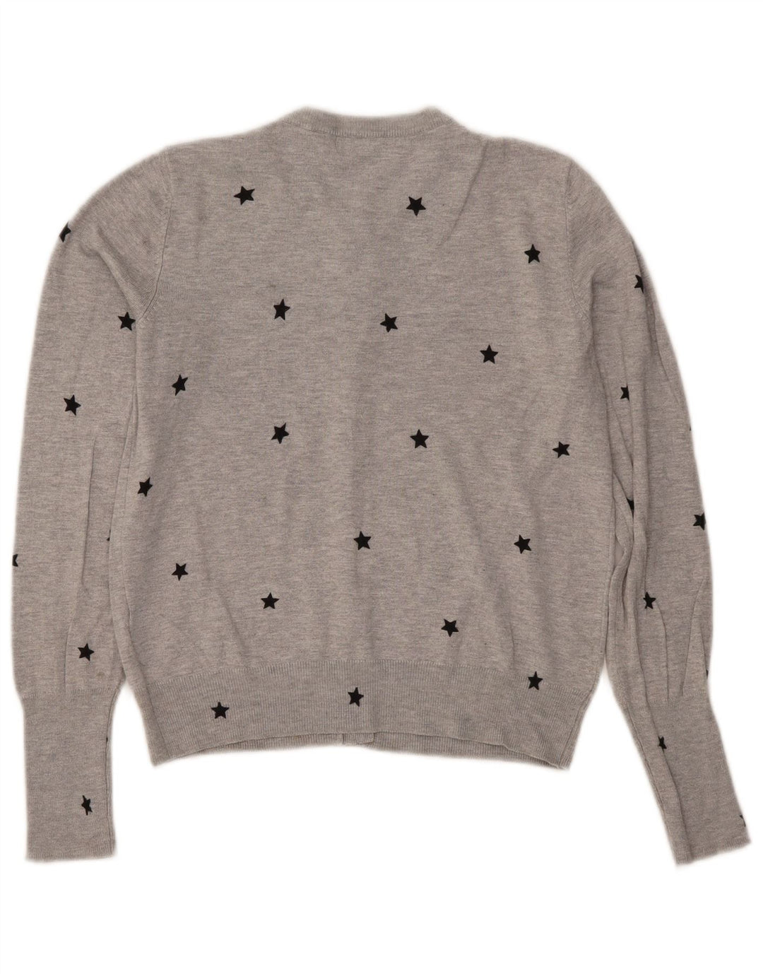Marks & Spencer Damen Crop Cardigan Pullover UK 10 Small Grau