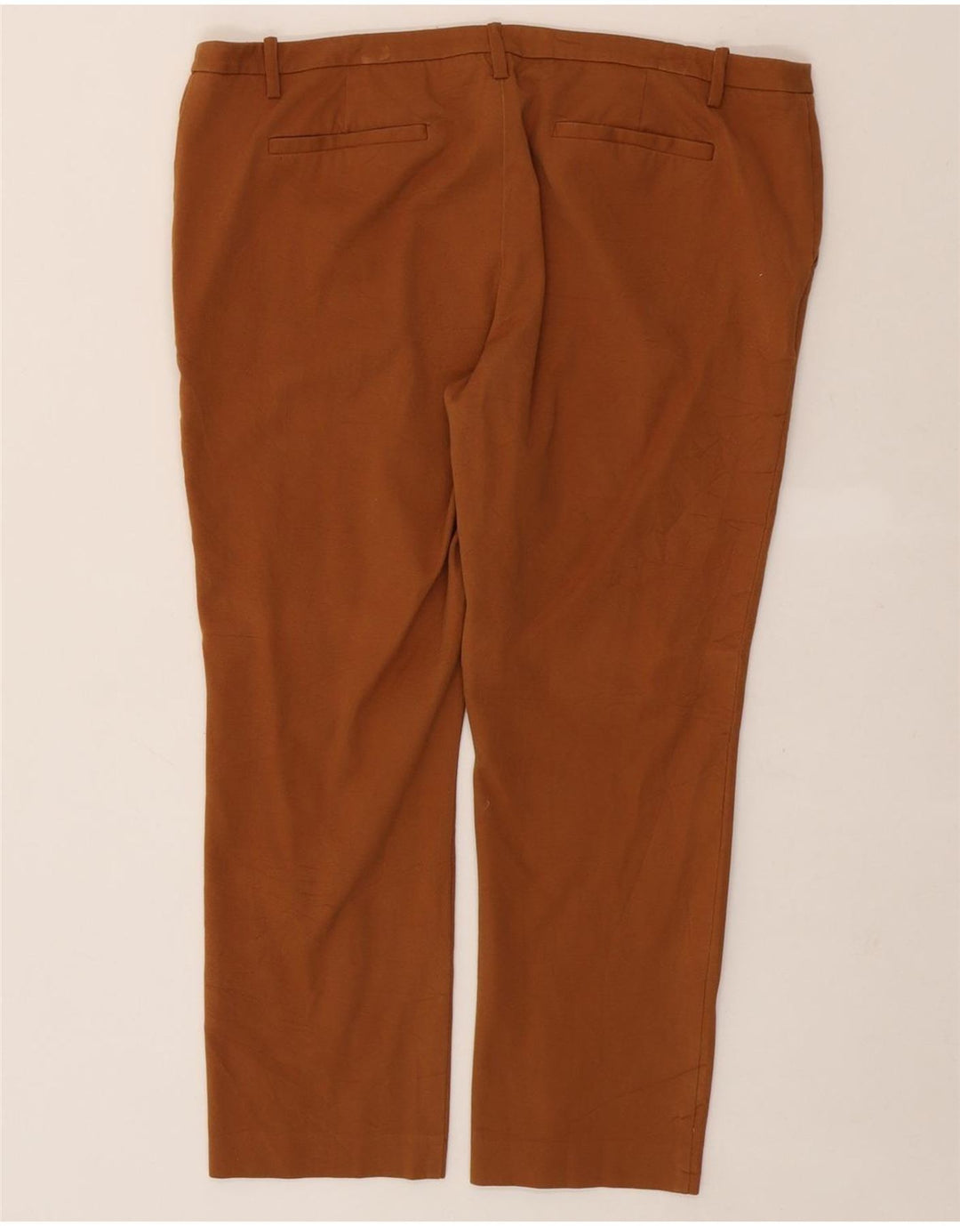 MOSSIMO Womens Stretch Slim Cropped Trousers US 16 2XL W38 L26 Brown Vintage Mossimo and Second-Hand Mossimo from Messina Hembry 