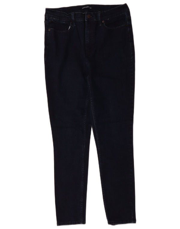 CALVIN KLEIN Damen Skinny Jeans mit hoher Taille US 12 Large W32 L28 Marineblau