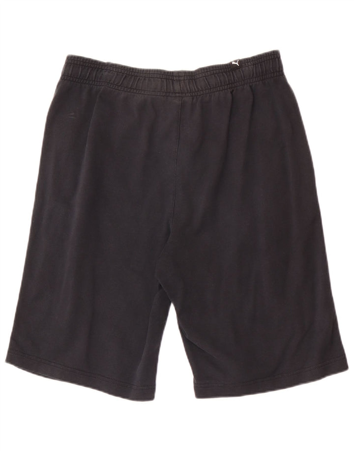 Puma Herren Graphic Regular Sport Shorts Medium Schwarz Sport