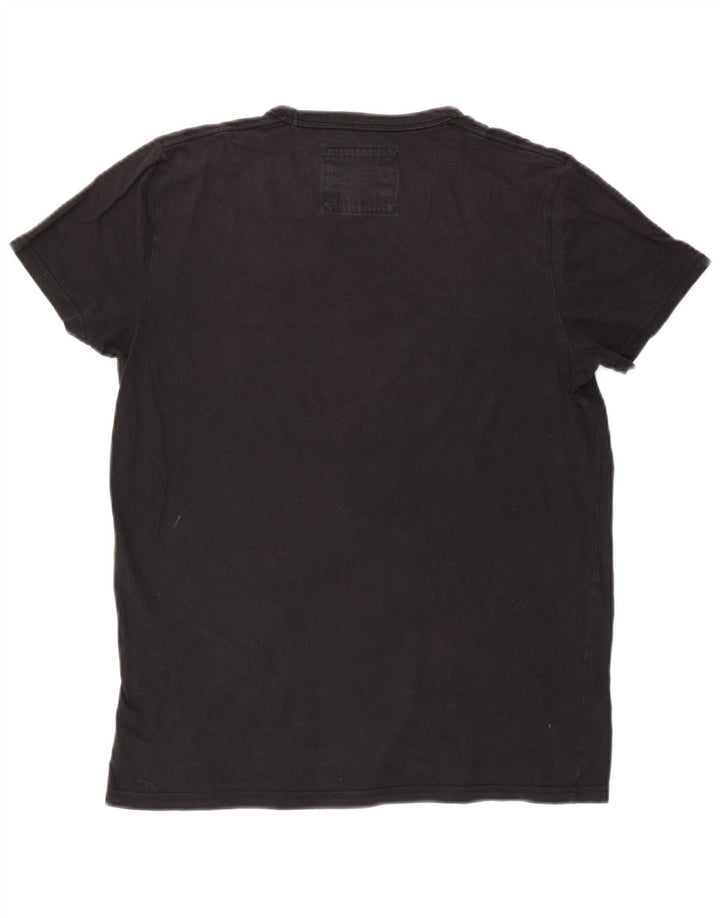 Hollister Herren-T-Shirt mit Grafik, mittlere Marineblau-Baumwolle