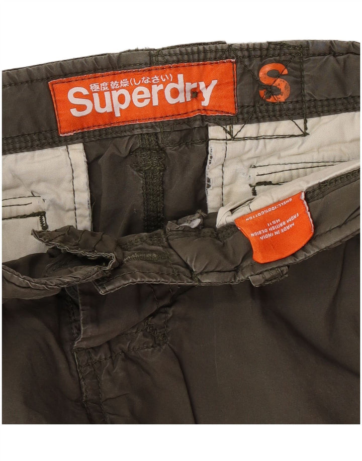 Superdry Herren Cargo-Shorts, Größe S, Größe 29, Khaki, Baumwolle
