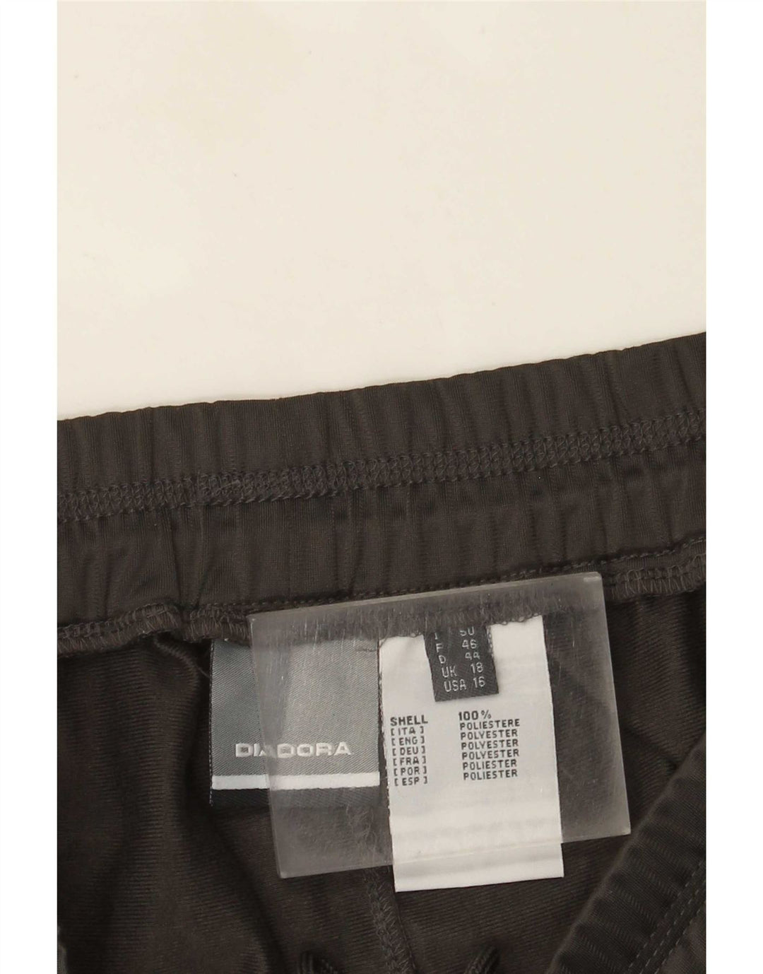 Diadora Damen-Trainingshose, UK 18, XL, grau, Polyester