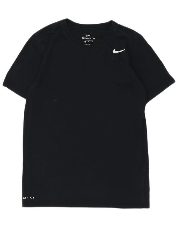 Nike Herren Dri Fit T-Shirt Top Small Schwarz