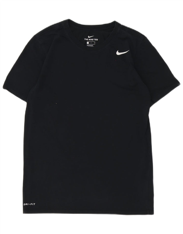 Nike Herren Dri Fit T-Shirt Top Small Schwarz