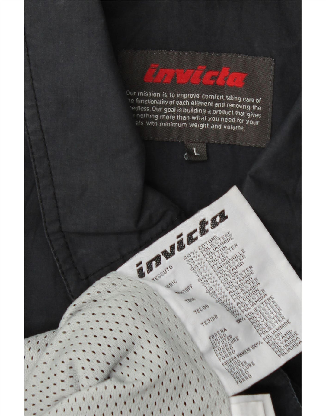 Invicta Womens Utility Jacke UK 16 Große marineblaue Baumwolle