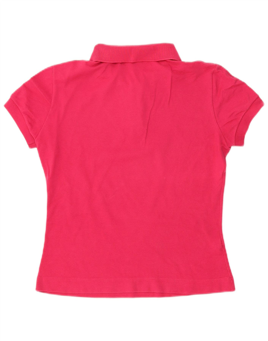 Lacoste Damen-Poloshirt, Größe 42, große rosa Baumwolle