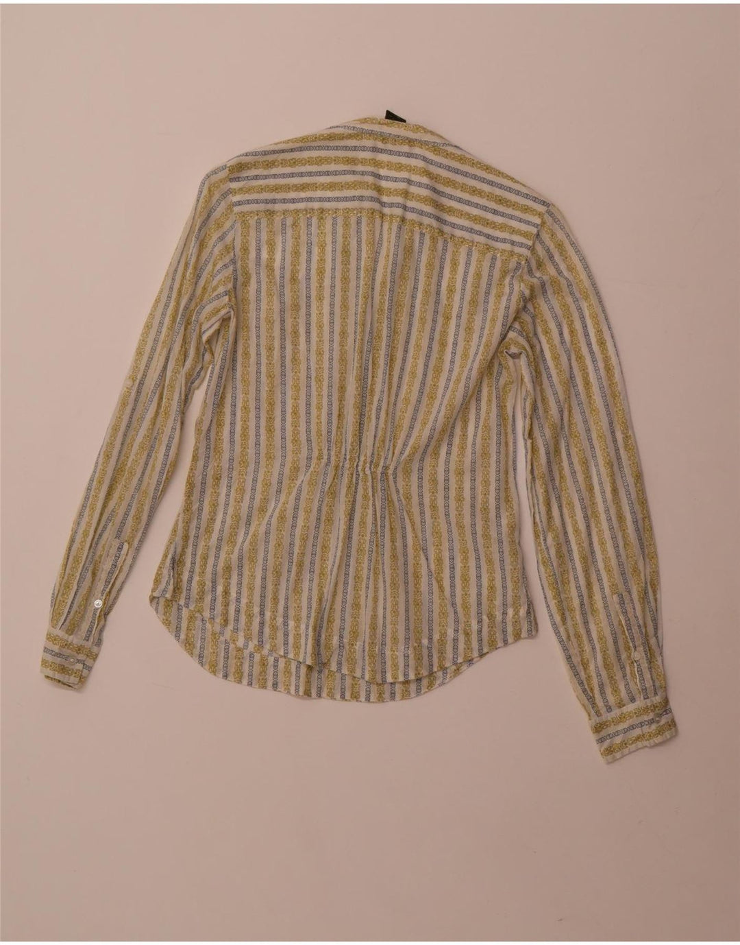 Eddie Bauer Damenhemd UK 6 XS Grün geblümte Baumwolle