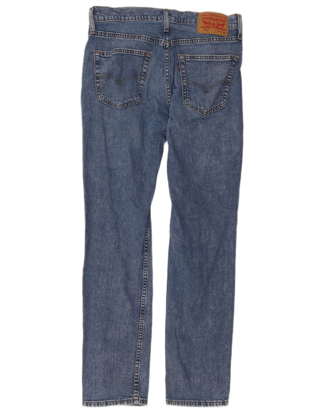 Levi's Herren 511 Slim Jeans W32 L32 Blaue Baumwolle