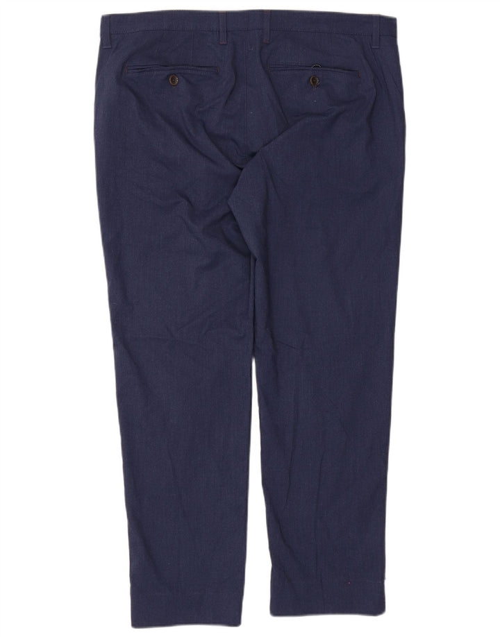 Ted Baker Slim-Anzughose für Herren, W36, L28, Marineblau, Polyester