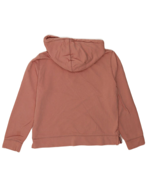 Tommy Hilfiger Damen Graphic Relaxed Fit Hoodie Pullover UK 10 Small Pink