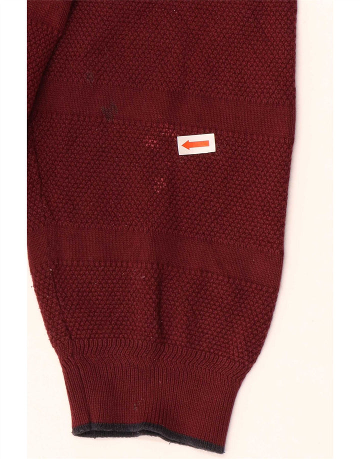 Marks & Spencer Herren-Pullover „Harbor“ mit Rundhalsausschnitt, Blau, Größe L, Kastanienbraun
