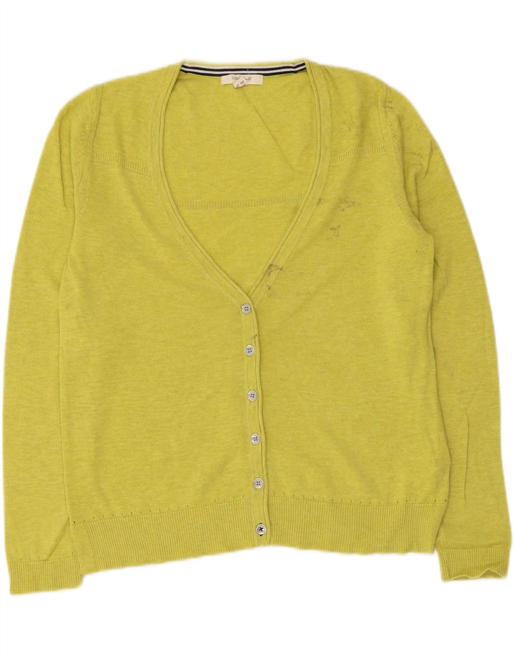 White Stuff Damen-Cardigan-Pullover, Gr. 10, Größe S, Grün, Baumwolle
