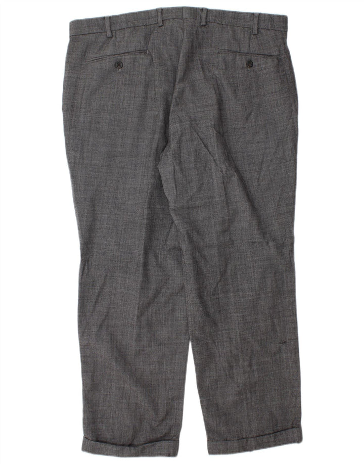 CHAPS Herren-Anzughose mit Pegged-Anzug, W38, L29, graue Wolle