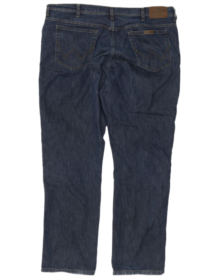 Wrangler Herren Straight Jeans W42 L32 Blau