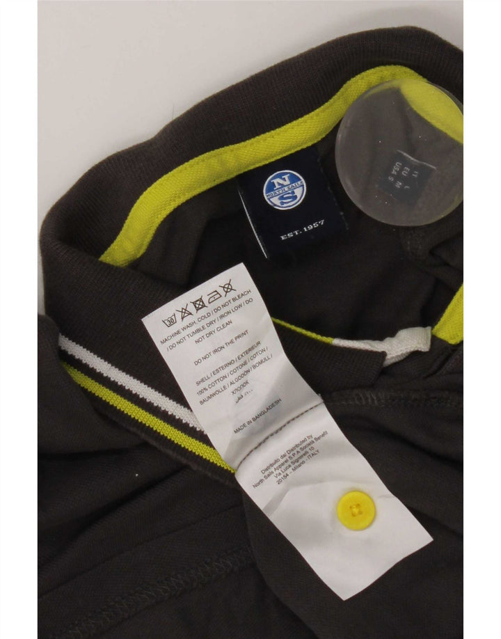 North Sails Herren-Poloshirt aus mittelgrauer Baumwolle