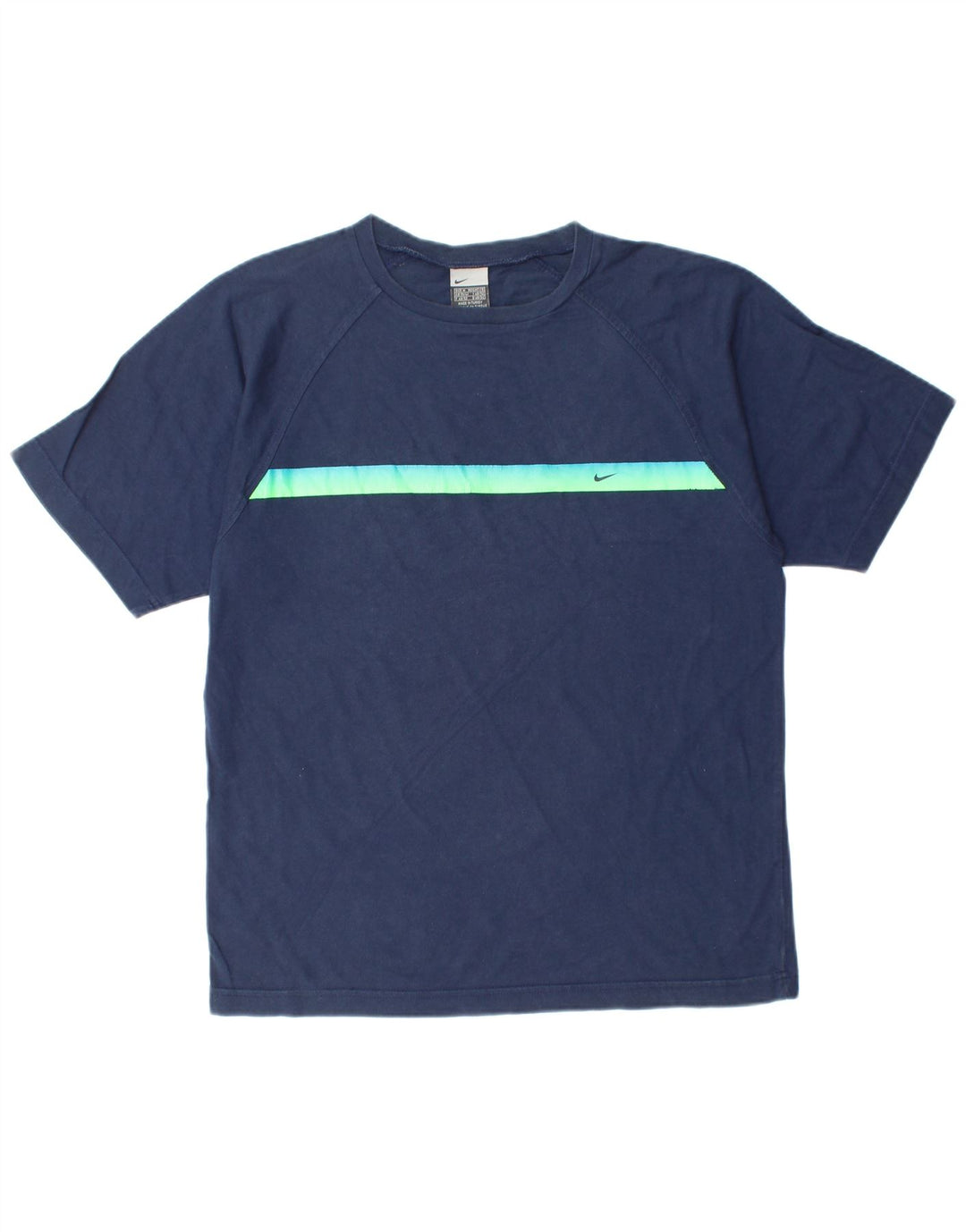 NIKE Mens T-Shirt Top UK 39/41 Medium Navy Blue