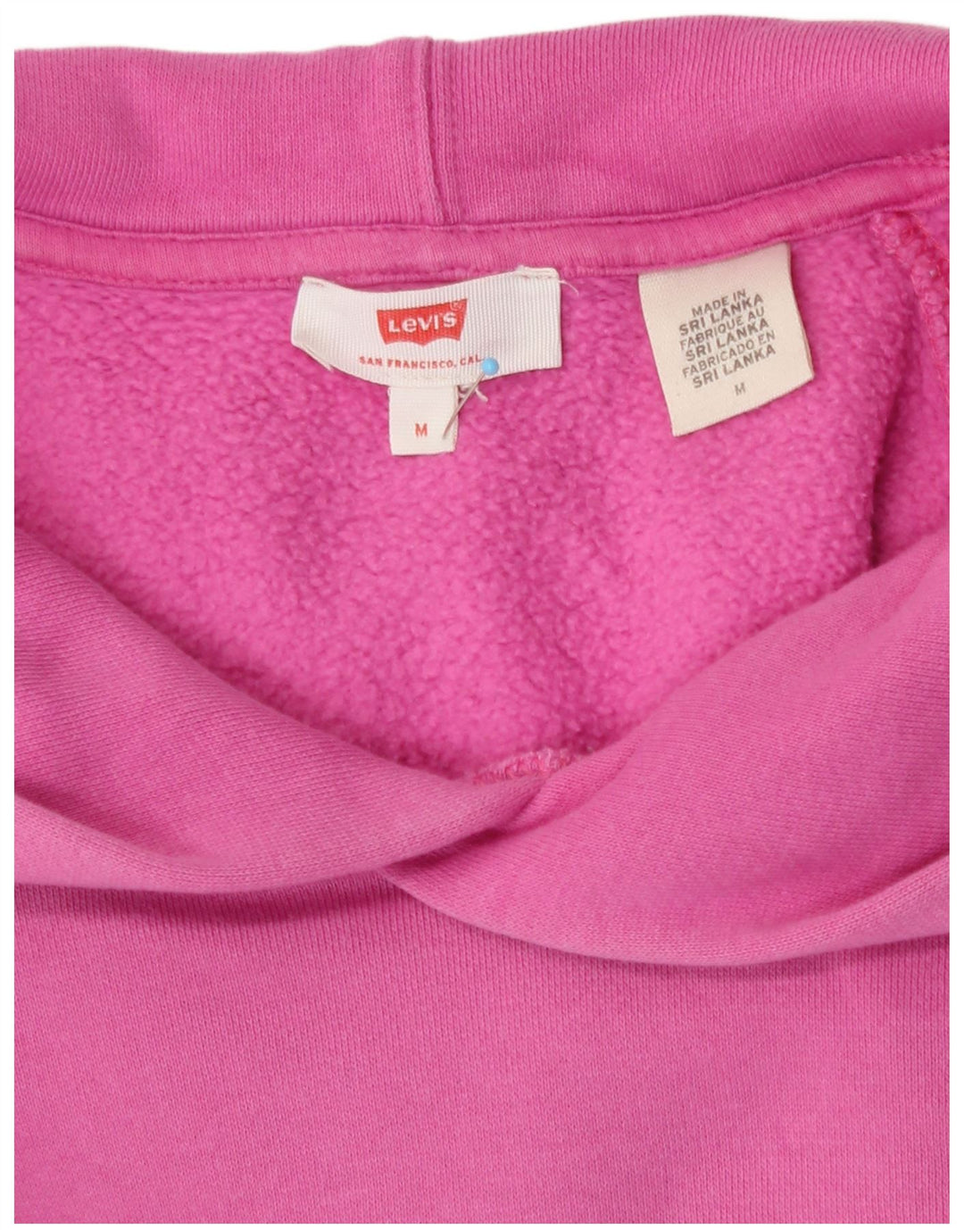 Levi's Damen-Kapuzenpullover mit Grafik, übergroß, Gr. 14, Mittelrosa