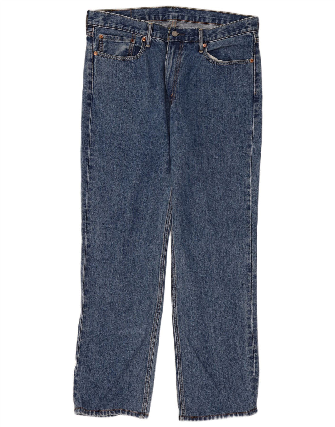 Levi's Herren 514 Straight Jeans W36 L34 Blaue Baumwolle