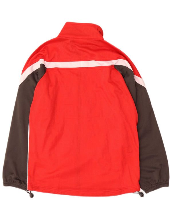 Asics Mädchen-Trainingsanzug-Top-Jacke, 13–14 Jahre, mehrfarbig, Farbblock
