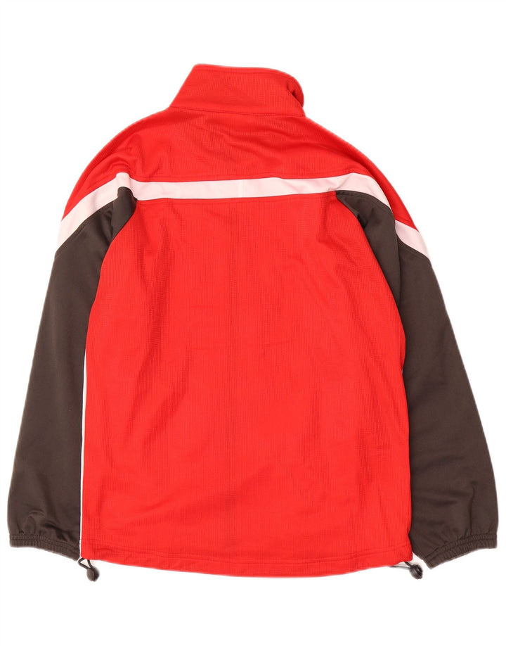 Asics Mädchen-Trainingsanzug-Top-Jacke, 13–14 Jahre, mehrfarbig, Farbblock