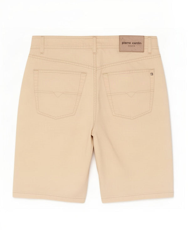 Pierre Cardin Herren Freizeitshorts Medium W32 Beige Baumwolle