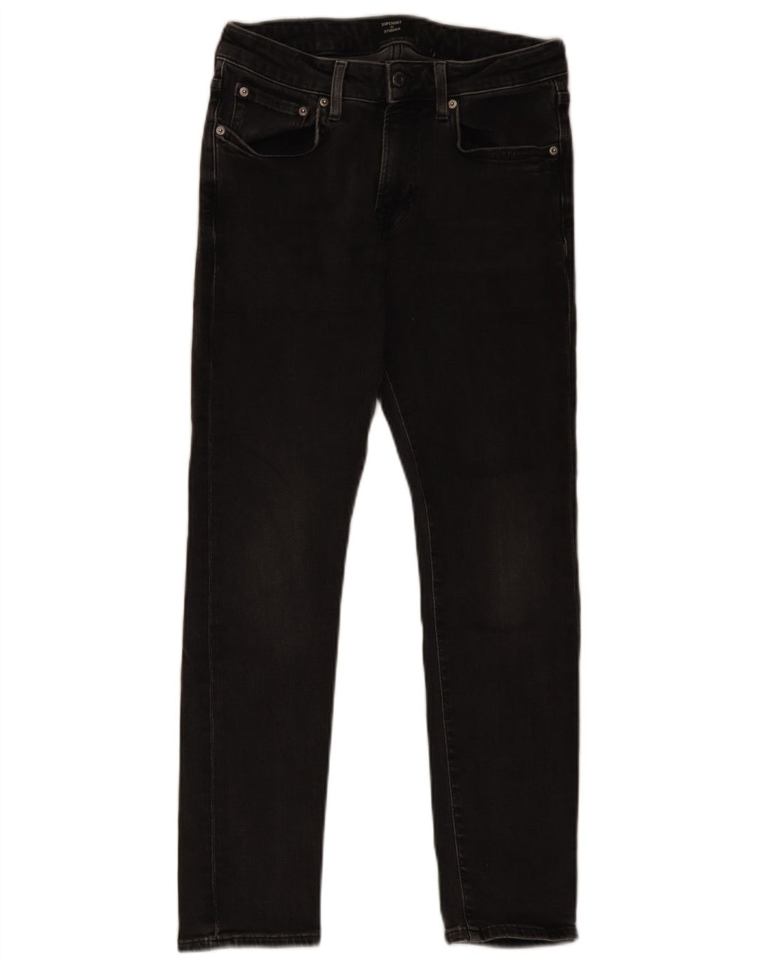 SUPERDRY Damen Skinny Jeans W30 L30 Grau