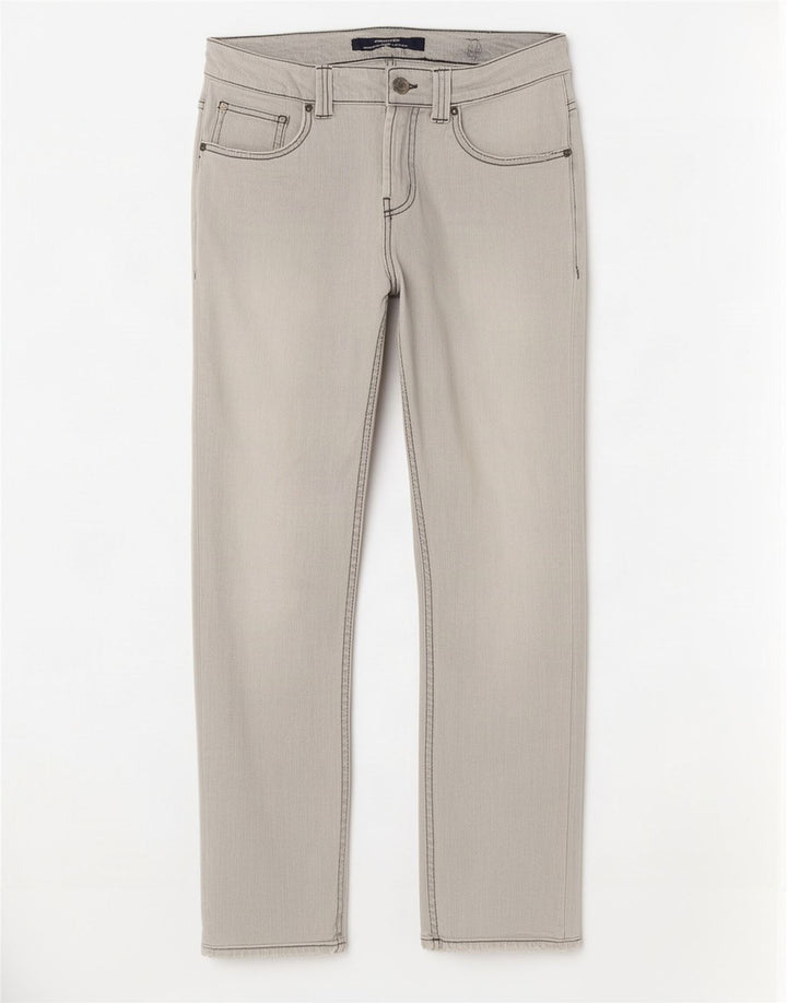Dunlop Herren Slim Jeans W32 L29 Graue Baumwolle