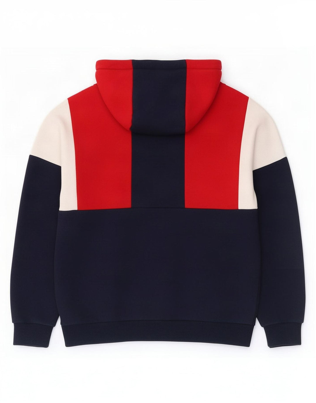 Fila Herren-Kapuzenpullover, mittelgroß, mehrfarbig, Colourblock-Baumwolle