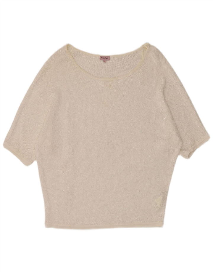 Phase Eight – Übergroßer Damen-Pullover mit U-Boot-Ausschnitt, UK 14, Mittelweiß