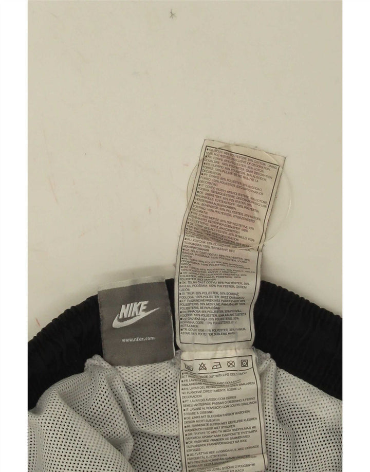 Nike Herren-Bermuda-Sportshorts XL, schwarzes Colourblock-Polyester