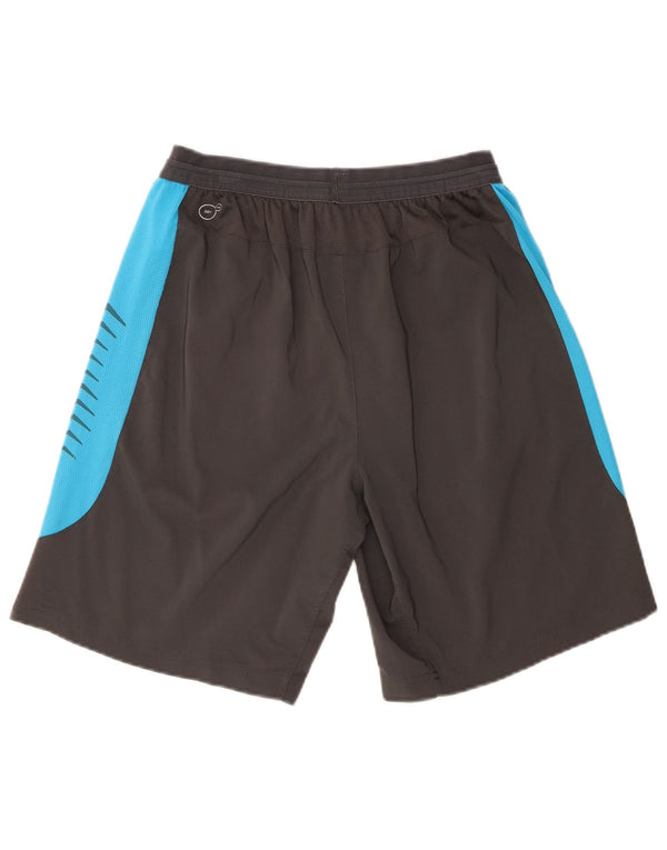 Puma Herren Sportshorts mittelgraues Colourblock-Polyester