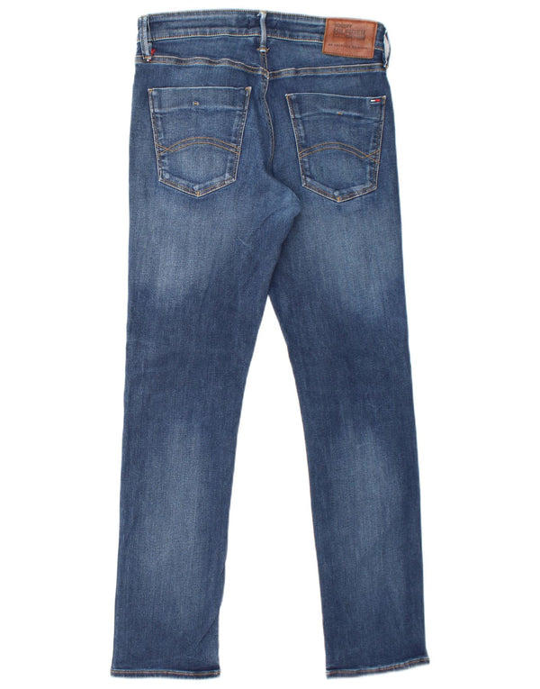 Tommy Hilfiger Herren Slim Jeans W32 L32 Blaue Baumwolle