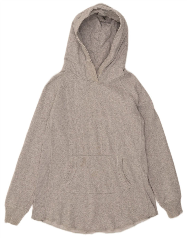Marks & Spencer Damen Kapuzenpullover UK 12 Mittelgraue Baumwolle