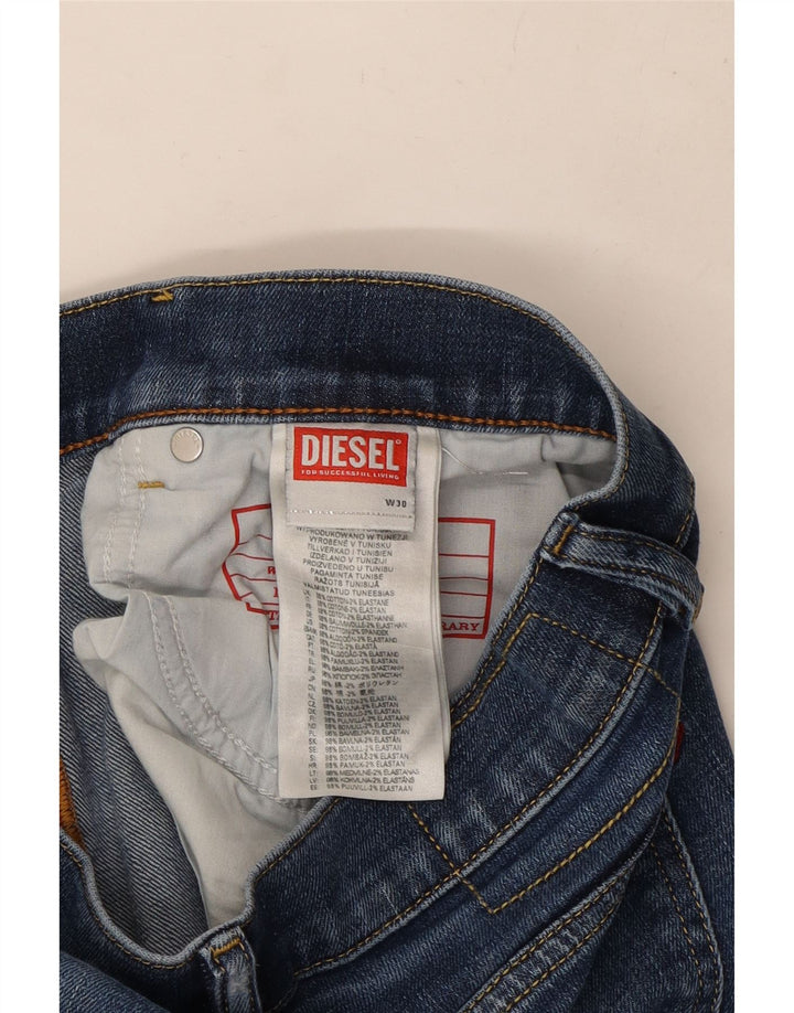Diesel Herren Slim Jeans W30 L29 Blaue Baumwolle