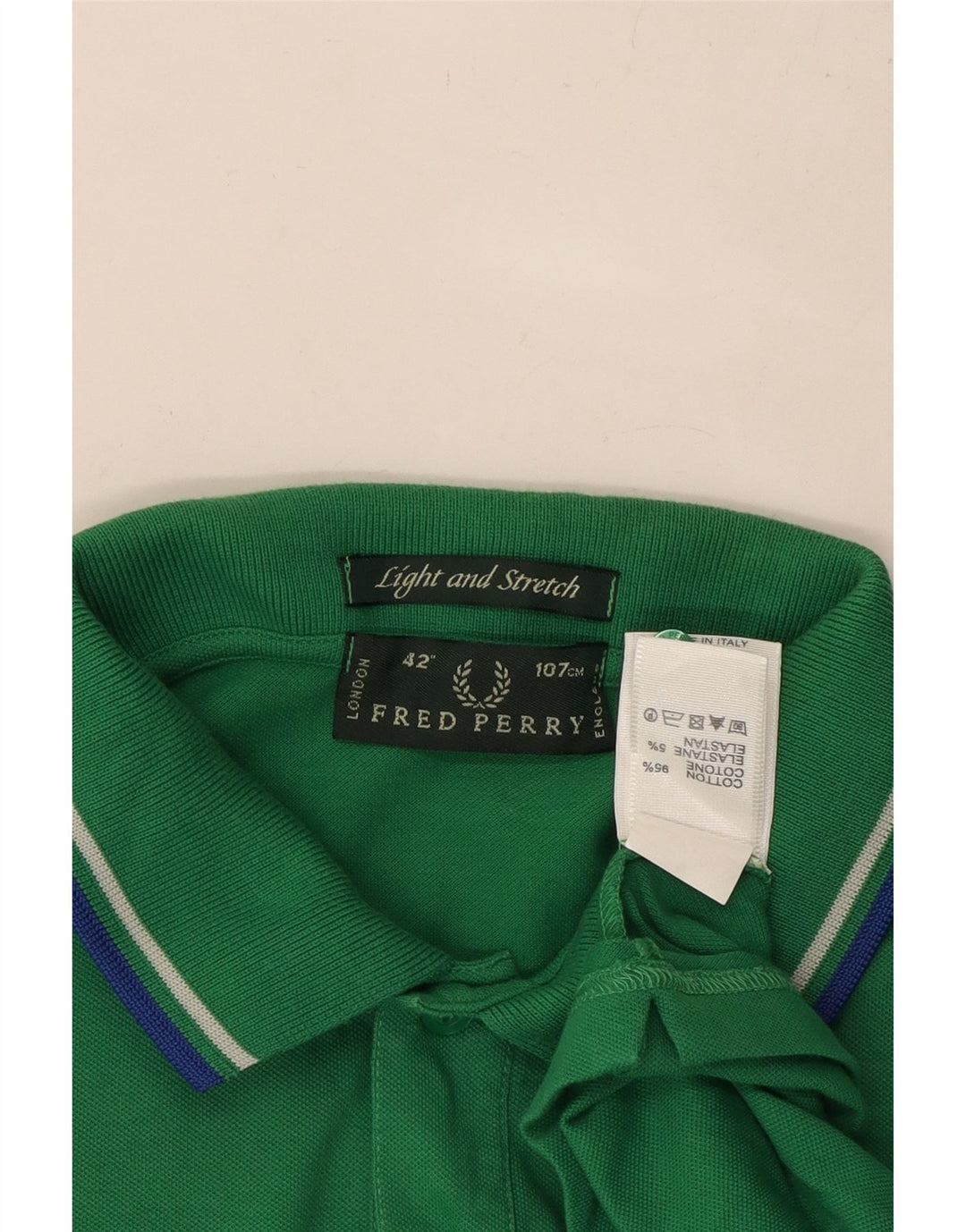 FRED PERRY Herren-Poloshirt aus mittelgrüner Baumwolle