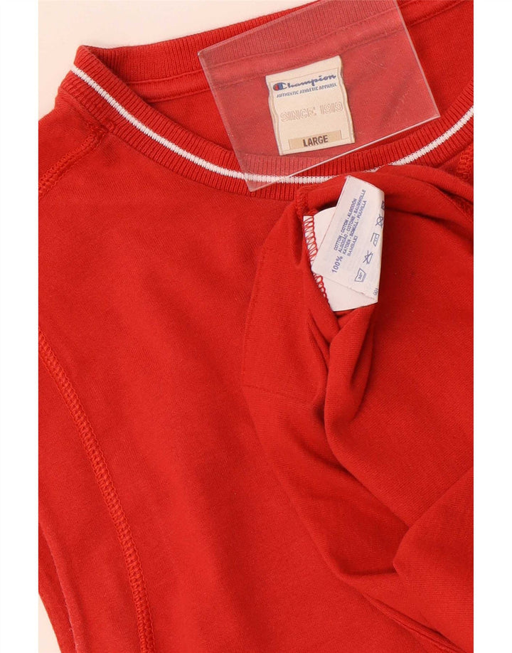 Champion Herren-Weste-Top, große rote Baumwolle