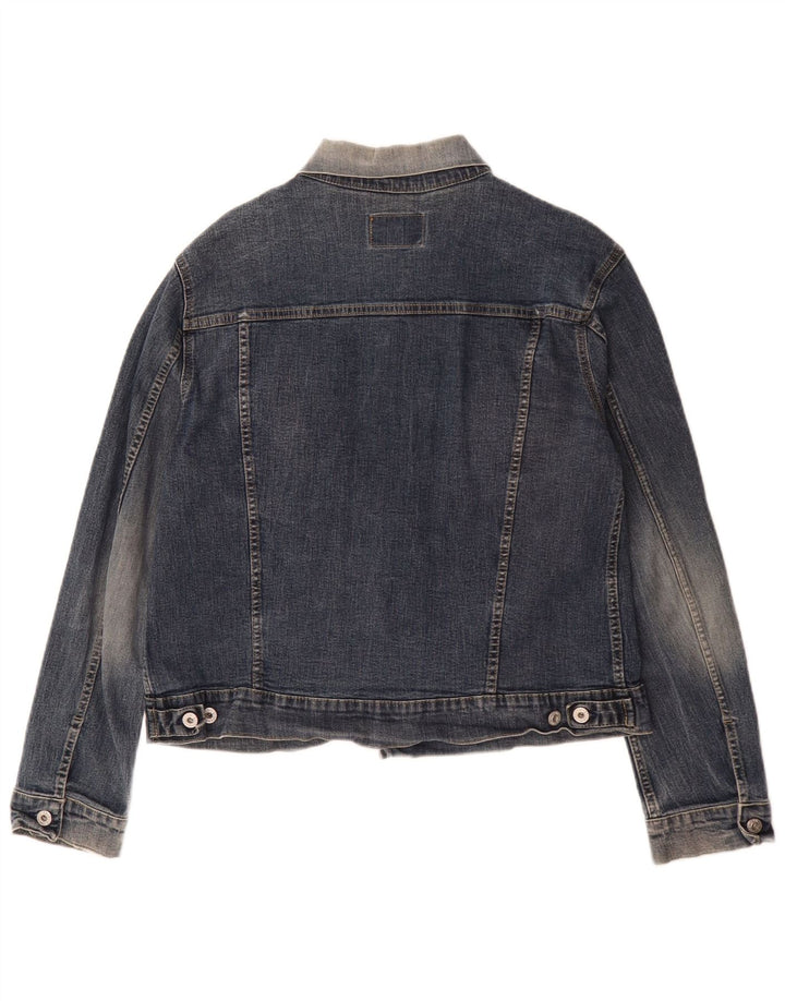 Energie Herren Jeansjacke UK 38 Mittelblaue Baumwolle