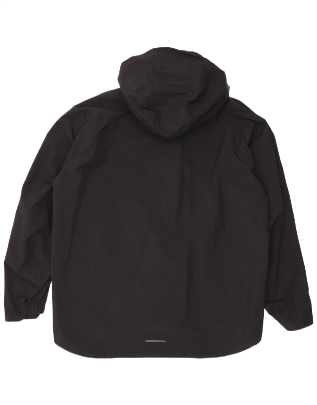 ADIDAS Herren Graphic Hooded Rain Jacket UK 42 XL Schwarz Polyamid