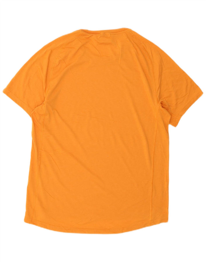 Prana Herren T-Shirt Top Mittelorange Synthetik