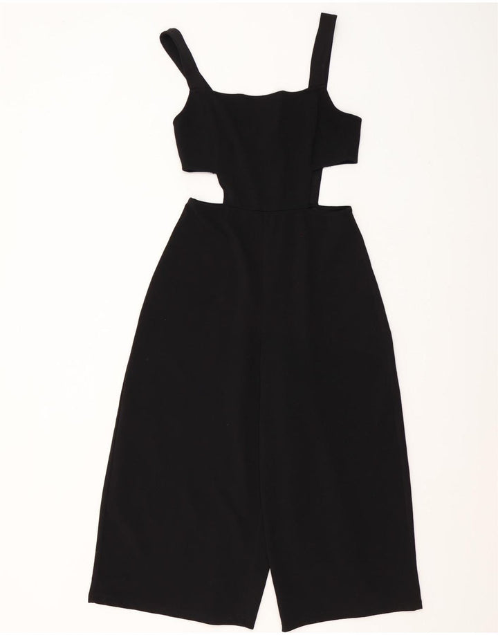 Ärmelloser Damen-Jumpsuit von Zara, Gr. 12, mittelschwarz