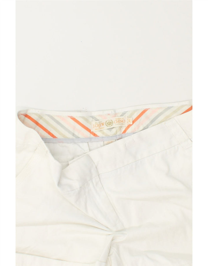 J. CREW Womens Chino Shorts US 12 Large W36  White Cotton Vintage J. Crew and Second-Hand J. Crew from Messina Hembry 