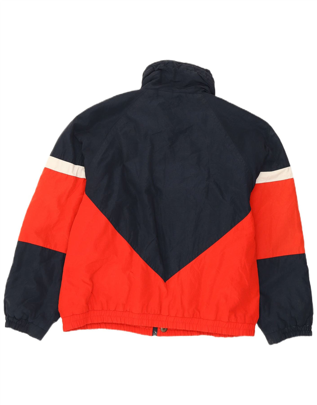 FILA Herren Magic Line Wattierte Jacke UK 42 XL Marineblau Farbblock