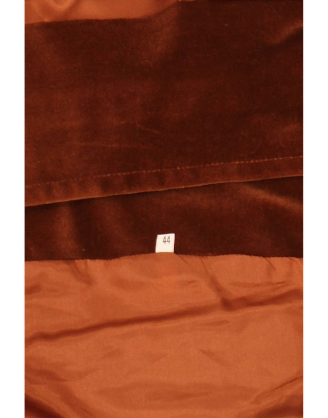 Vintage Damen Samtmantel IT 44 Mittelbraun