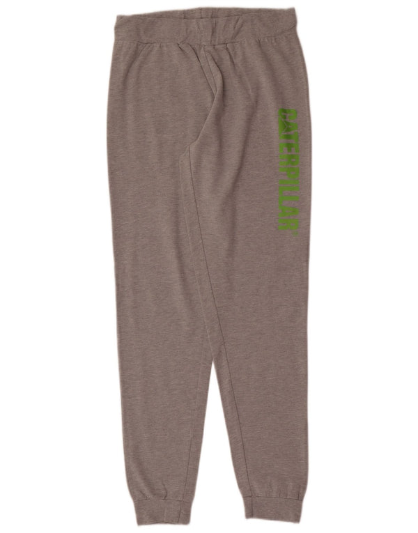 Caterpillar Jungen-Trainingshose mit Grafik, Jogginghose, 15–16 Jahre, graue Baumwolle