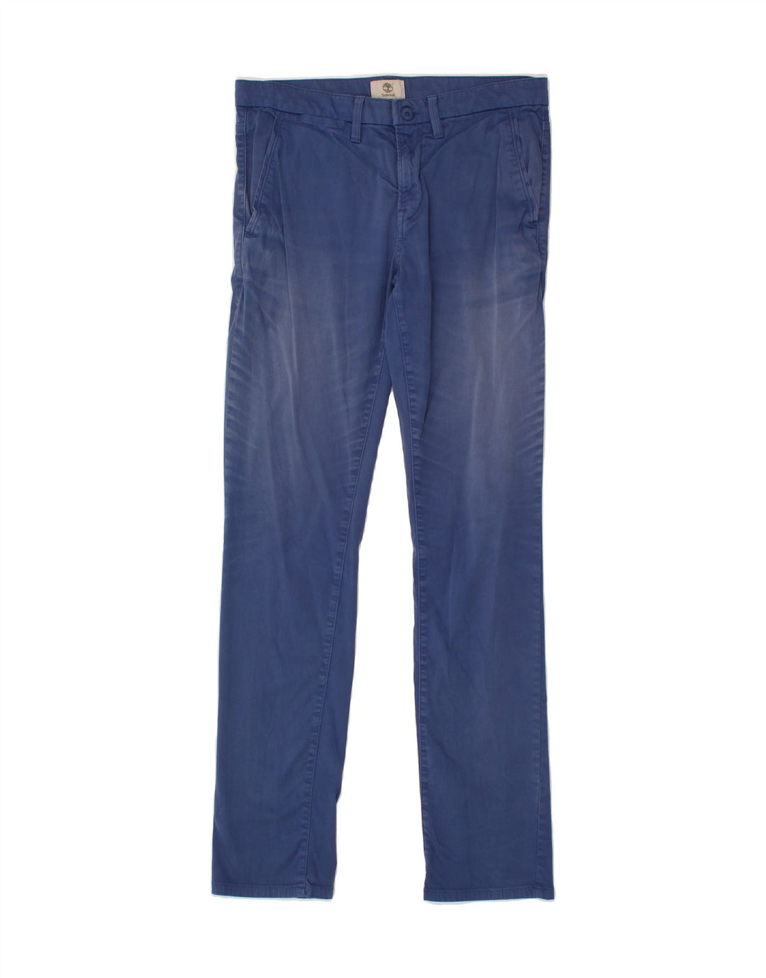 TIMBERLAND Womens Slim Chino Trousers W32 L32 Blue Vintage Timberland and Second-Hand Timberland from Messina Hembry 