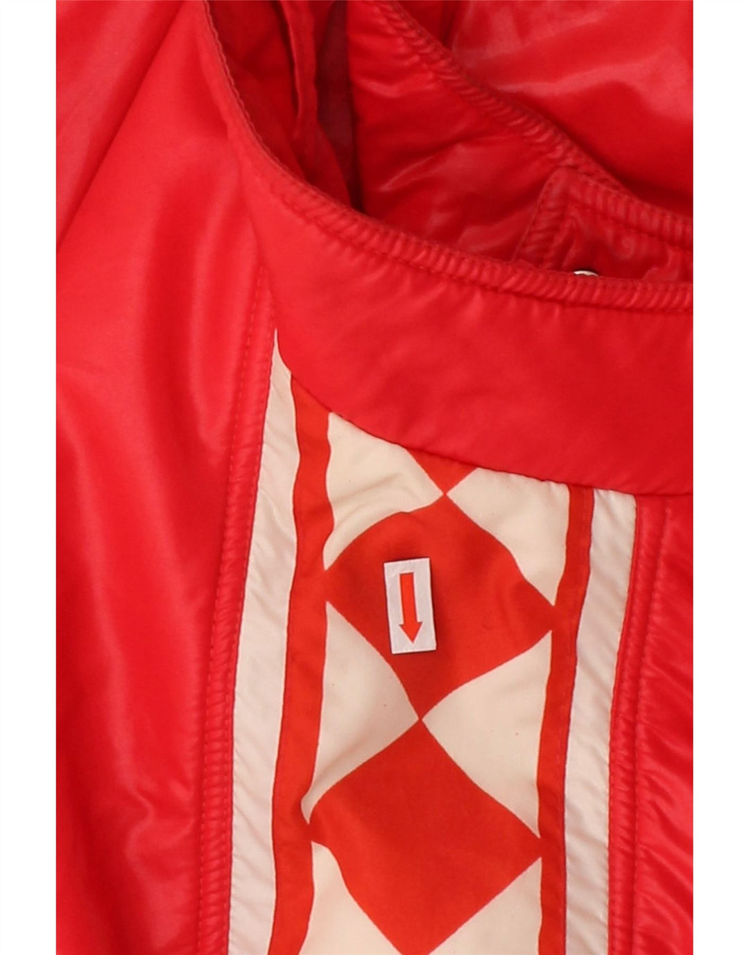 ANBA Mens Graphic Windbreaker Jacket UK 38 Medium Red