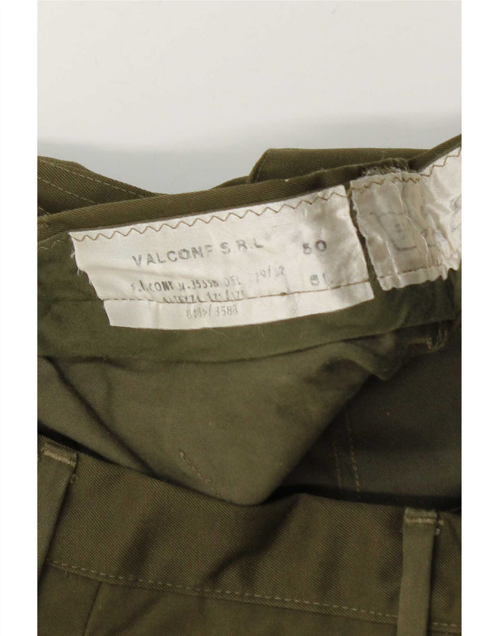 Vintage Herren Freizeitshorts IT 50 Large W36 Khaki