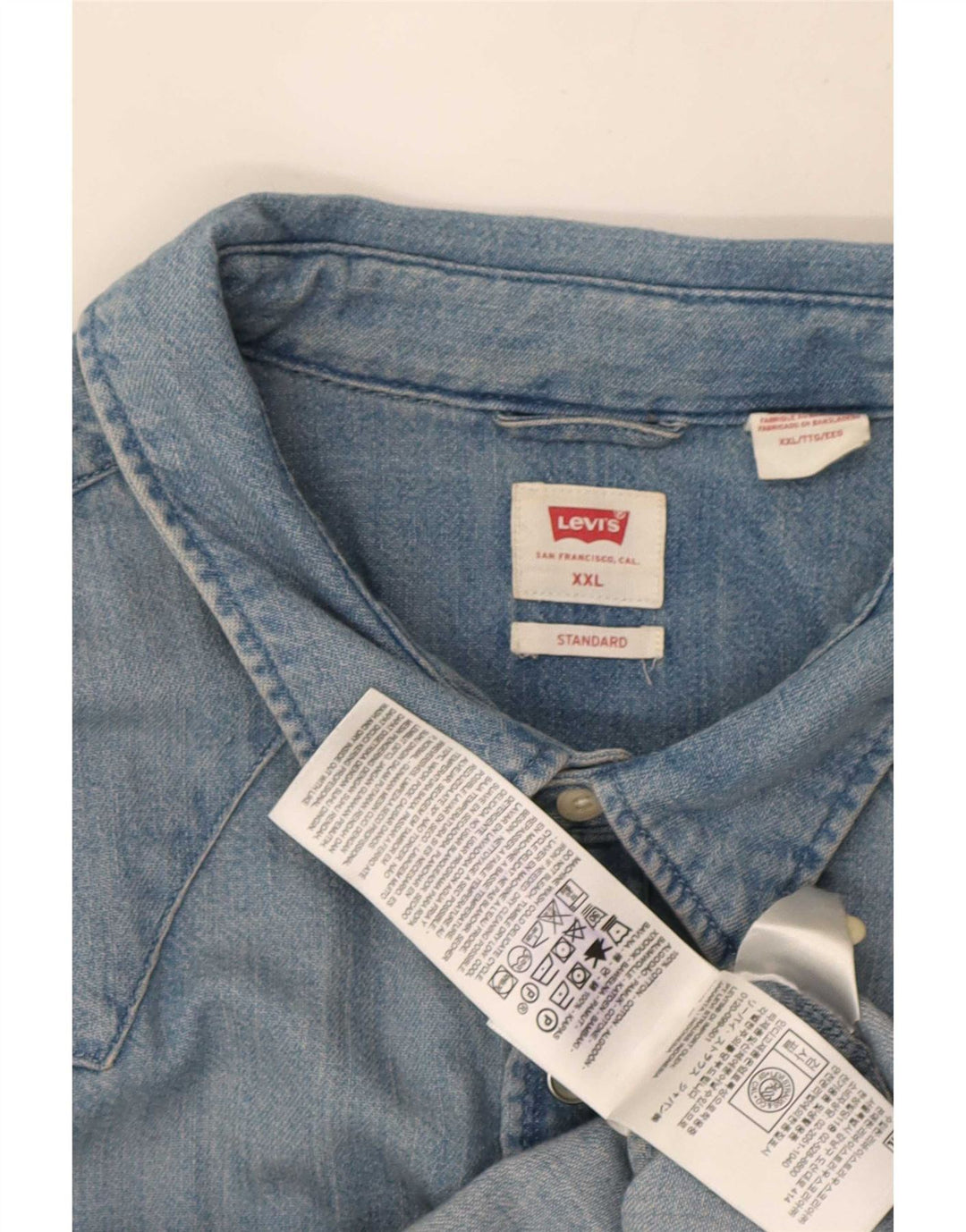 Levi's Herren Standard Jeanshemd 2XL Blau