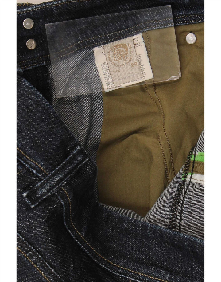 Diesel Damen-Bermuda-Jeansshorts W29, mittelmarineblaue Baumwolle